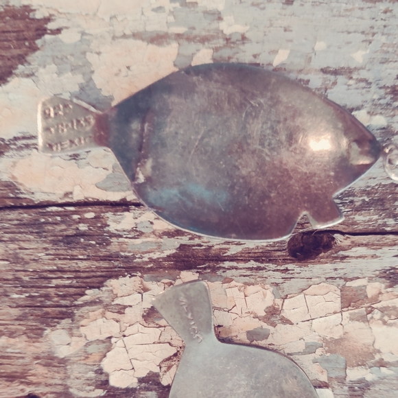 TAXCO SILVER flounder fish earrings - Picture 8 of 12